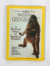 April 1990 National Geographic Magazine A Personal Vision of Vanishing Wildlife - £7.98 GBP