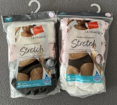 Hanes Ultimate Hipster Lot Of 7 Woman’s Comfortsoft Stretch Panties Size... - $19.99