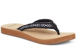 Sanuk fraidy tribal flip flop in Black/White - £24.71 GBP