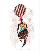  Fine Art Print, Wall Art, Fabric Collage, &quot;Daily Affair # 2&quot; Home Decor - $24.00+