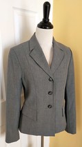 THE LIMITED Lined Gray Stretch Polyester Blend Dress Jacket w/ Pockets (S) - £22.60 GBP