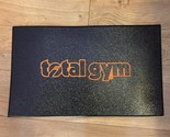 Total Gym Floor Mat 20&quot; x 12&quot; Orange Lettering - £15.81 GBP