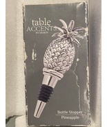 Table Accents By Design Bottle STopper Pineapple *NEW/Open Box* j2 - $295.62 MXN