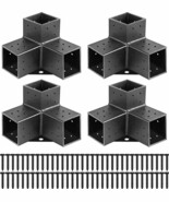 Pergola Corner Brackets 4X4, Woodworks Diy Pergola Kit 3-Way Right Angle... - $1,718.60 MXN