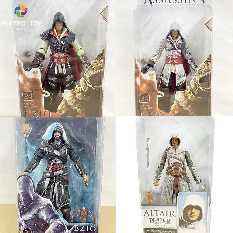 Neca Assassin&#39;s Creed Iii Action Figure Ezio Fcharacter Figurines Anime Figura - £36.54 GBP+