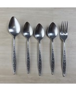 5 Piece Flatware Set SANTIAGO ECKO Silver Fork Spoon Soup Spoon Stainless - €21,22 EUR
