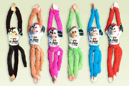 ST SIMONS ISLAND Plush stuffed animals Hanging Monkey 18&quot; Sounds lot of 6 - £37.41 GBP