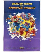 1987 My Pet Monster Vintage Bustin&#39; Loose with Monster Power Poster 15&quot; ... - $49.48