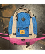 Vintage Kelty Redwing Internal Frame 50 L Hiking Backpack Blue Pink 24x18x7 - $1,674.27 MXN