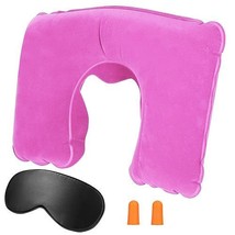 [Pack of 2] Travel Pillow Inflatable U Shape Neck Pillow Neck Support Head Re... - £23.76 GBP