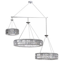 AM8003: PWG Lighting Intorno Ring Crystal Chandelier-2-3 Rings Each! $2,050+ - £5,407.67 GBP
