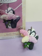 Hallmark Keepsake Easter Ornament 1996 Garden Club Skunk Flowers Cake To... - $13.85 CAD