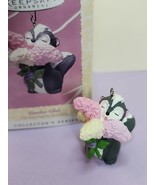 Hallmark Keepsake Easter Ornament 1996 Garden Club Skunk Flowers Cake To... - $10.19