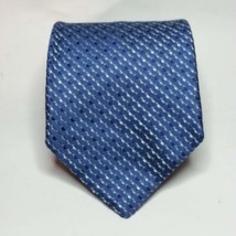 Perry Ellis Portfolio Men Dress Silk Tie Blue 3.75&quot; wide 60&quot; long  - £15.12 GBP