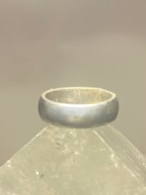 Plain ring wedding band size 6.75 pinky sterling silver - $47.52