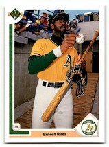 1991 Upper Deck #780 Ernest Riles    Oakland Athletics Baseball Cards N ID:54272 - $1.73