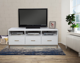 Aspen TV Stand with 3 Storage Drawers &amp; 3 Open Shelves - $979.00