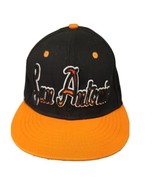 Jacobson San Antonio City Cap Black Orange Baseball Snap Back Hat Adjust... - £8.87 GBP