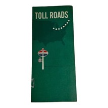 Vintage Toll Roads Map Brochure Ohio Indiana Iowa Michigan Standard Oil Ephemera - £14.69 GBP