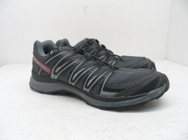 Salomon Women&#39;s XA Comp 8 Trail Hiking Shoes Navy/Black/Purple Size 7.5M - £33.62 GBP