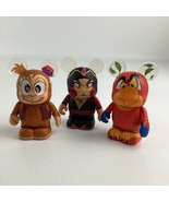 Disney Animation Vinylmation Aladdin Park Set Lot 3&quot; Figures Jafar Iago ... - $38.56