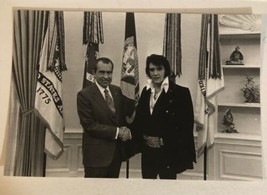 Elvis Presley Postcard Elvis And Richard Nixon - $3.46