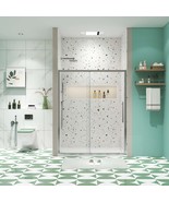 50-54&quot;W x 72&quot;H Sliding Shower Door - Chrome - $614.08 CAD