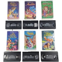 Disney The Classics VHS Lot of 6 - Aladdin, Robin Hood, The Rescuers &amp; More - $24.43