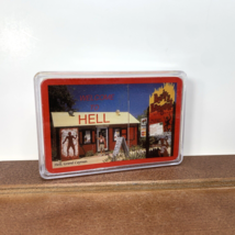 Welcome To Hell Grand Cayman Devil&#39;s Hangout Gift Shop Playing Cards Vintage - $12.95