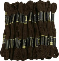 Anchor Thread Stranded Cotton Skiens Hand Sewing Embroid  Brown 8m 25 Pcs  - £9.30 GBP