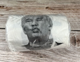 Novelty Donald Trump Kiss Printed Toilet Paper Roll Prank Joke Gift - $4.94