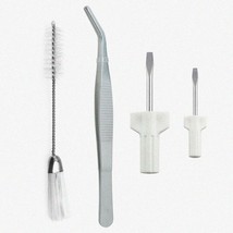 SewClean Pro Kit: 4PCS Lint Brush, Tweezer, Screwdrivers for Sewing Machine, Ove - £14.50 GBP