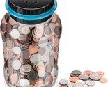 Amago ~ Digital Counting ~ Money Jar ~ Coin Bank ~ LCD Display ~ Tracks ... - $22.44