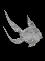 Vintage Corning Glass Center Lampwork Art Glass Angel Fish Figure Decora... - £19.57 GBP