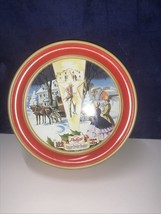 VTG 1896-1996 Embossed DeLuxe 7&quot; Fruitcake Tin Collin Street Bakery Cors... - £6.14 GBP