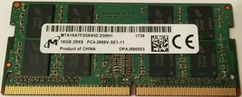 Micron 16GB 2Rx8 PC4-2666V Sodimm DDR4 260pin Laptop Memory MTA16ATF2G64HZ-2G... - £78.42 GBP