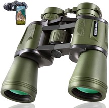 Adult 20X50 Hunting Binoculars With Night Vision And Low Light - 28Mm, Green. - £46.80 GBP