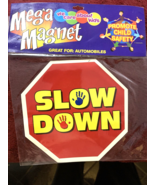Mega Signs  ￼Slow Down Magnet Car Truck Vehicle Magnetic Sign - €6,82 EUR