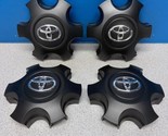 2019-2023 Toyota Tacoma SR5 4x4 V6 MATTE BLACK 16&quot; Wheel Center Caps NEW... - $119.99