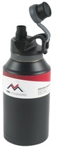Stainless Steel Double Wall Mug 33.8oz (1000ml) Black Canteen BPA Free Reusable - £14.84 GBP
