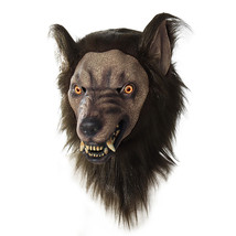 Werewolf Costume Party Mask Halloween Simulation Animal Rotate Headwear Costume - £23.01 GBP+