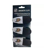 Anaheim Ducks Chip Clip 3-Pack Set All-Purpose Magnetic NHL Official Merch - £8.75 GBP