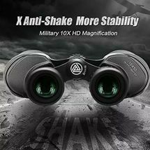 AAJI 10x50 Binoculars, HD Professional Waterproof Fogproof Binoculars, Black image 3