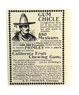 Primley&#39;s California Fruit Gum 1894 Advertisement Victorian Mexico ADBN1LL - $368.38 MXN