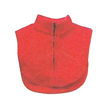 Zippered Fleece Dickie (Red) - £2.39 GBP