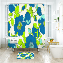 Kate Spade 27 Shower Curtain Bath Mat Bathroom Waterproof Decorative - £18.37 GBP+