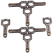 Forged H-Beam Connecting Rods ARP2000 Bolts for BMW M60B40 4.0L M62 4.4L 143mm - £587.44 GBP
