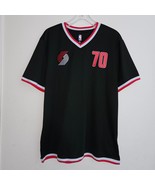 NBA Portland Trail Blazers Black Shirt Red White #70 Jersey Men&#39;s XL - $34.60