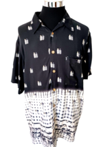 Chereskin Island Casual Shirt Men&#39;s Size XXL Multicolor Button Front Rayon - £14.24 GBP