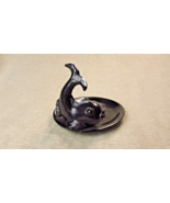 Koi Carp Fish Black Ceramic Soap Dish Signed &#39;Jerna&#39; Holand 135  - €16,85 EUR